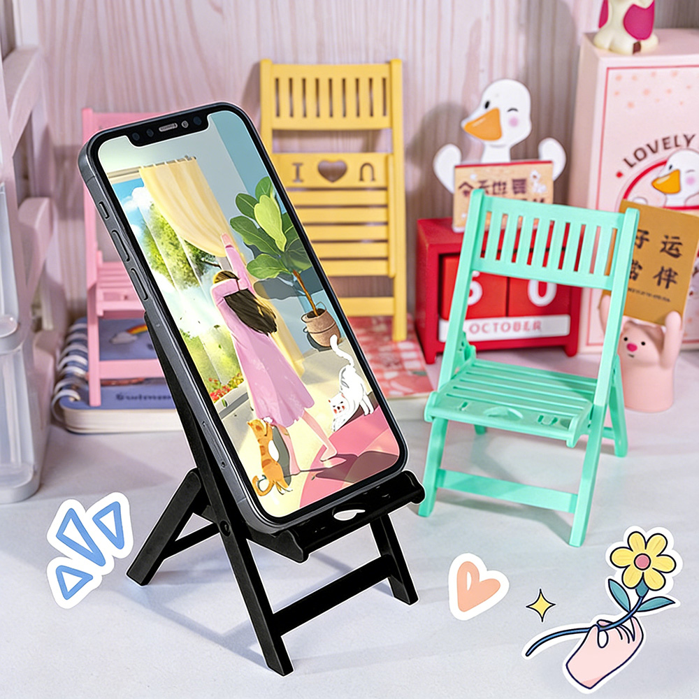 Mini Folding Chair Phone Stand - огляд і ціна Kawaii Tech Accessories